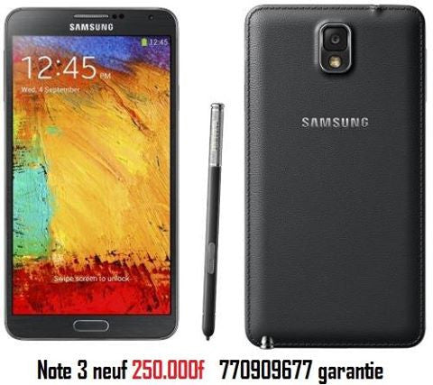 Note 3 neuf